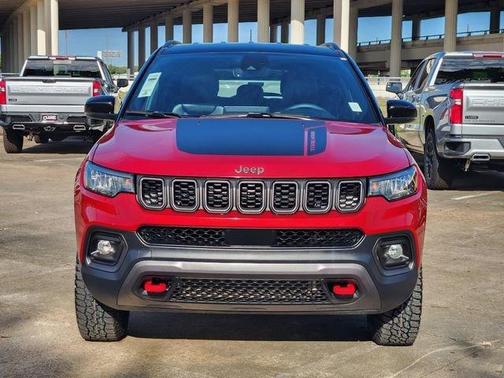 Red 2025 Jeep Compass Trailhawk