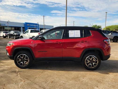 Red 2025 Jeep Compass Trailhawk