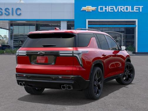 Red 2026 Chevrolet Traverse RS