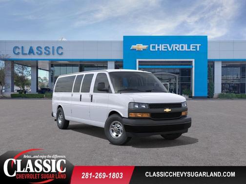 White 2026 Chevrolet Express 3500 LS