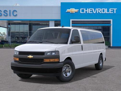 White 2026 Chevrolet Express 3500 LS