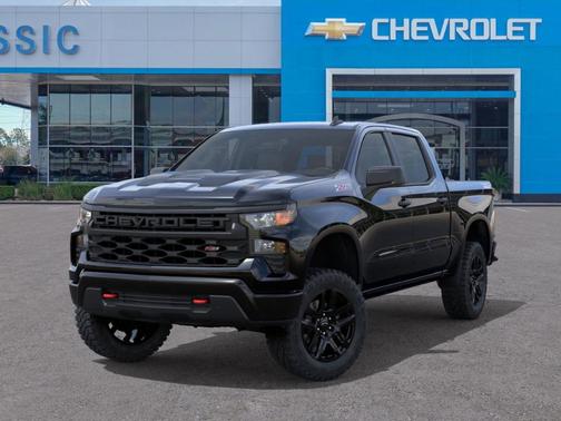 Black 2026 Chevrolet Silverado 1500 Custom Trail Boss