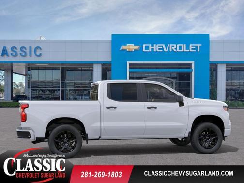 White 2026 Chevrolet Silverado 1500 Custom