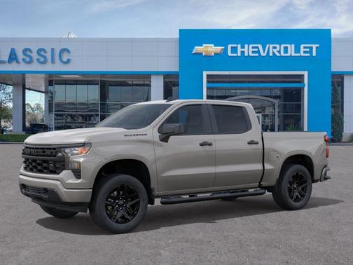 Tan 2026 Chevrolet Silverado 1500 Custom