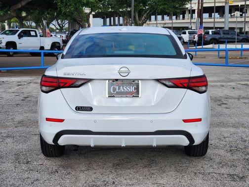Cloud White 2025 Nissan Sentra SV