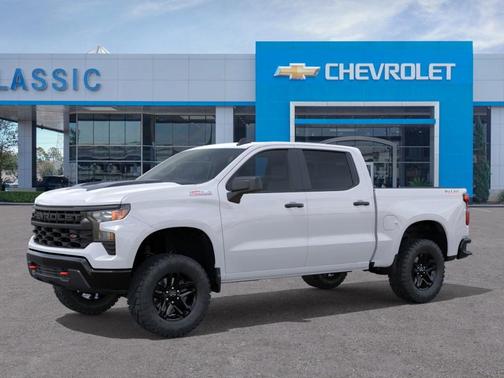 White 2026 Chevrolet Silverado 1500 Custom Trail Boss