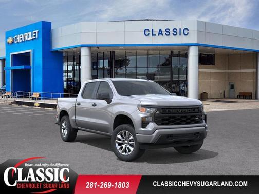 Gray 2026 Chevrolet Silverado 1500 Custom