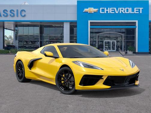 Yellow 2026 Chevrolet Corvette Stingray w/2LT
