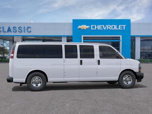 White 2026 Chevrolet Express 3500 LS