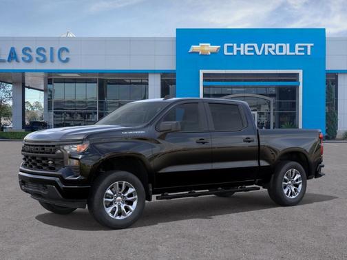 Black 2026 Chevrolet Silverado 1500 Custom