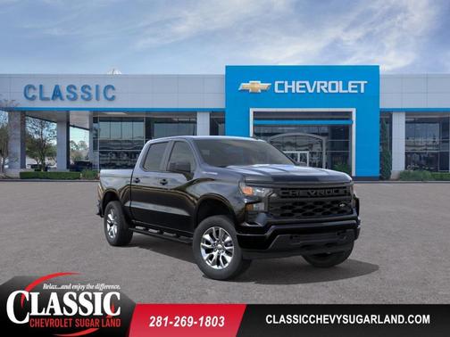 Black 2026 Chevrolet Silverado 1500 Custom