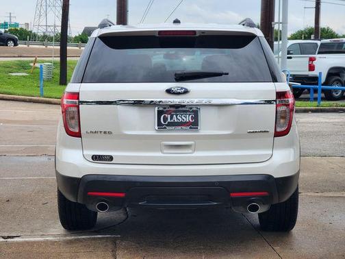 White Platinum Clearcoat Metallic 2013 Ford Explorer Limited