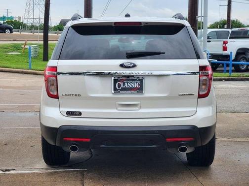 White Platinum Clearcoat Metallic 2013 Ford Explorer Limited