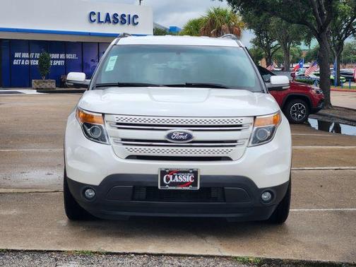 White Platinum Clearcoat Metallic 2013 Ford Explorer Limited