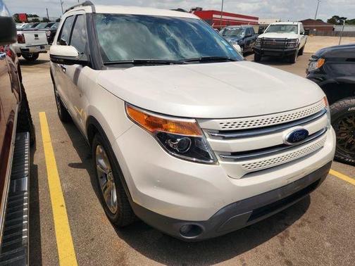 White Platinum Clearcoat Metallic 2013 Ford Explorer Limited