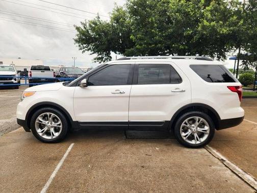 White Platinum Clearcoat Metallic 2013 Ford Explorer Limited