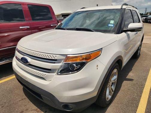 White Platinum Clearcoat Metallic 2013 Ford Explorer Limited