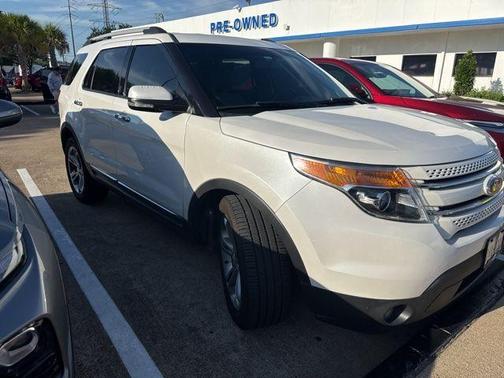 White Platinum Clearcoat Metallic 2013 Ford Explorer Limited