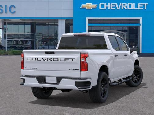 White 2026 Chevrolet Silverado 1500 Custom