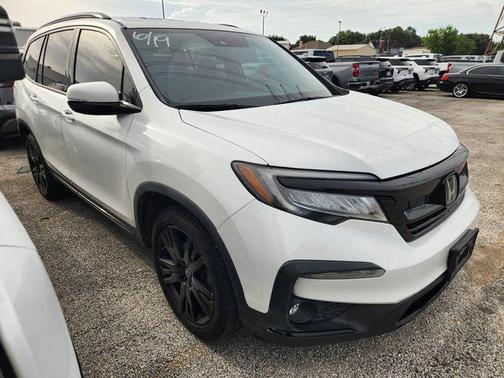 Platinum White Pearl 2021 Honda Pilot Black Edition