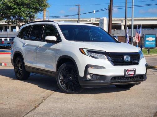 Platinum White Pearl 2021 Honda Pilot Black Edition