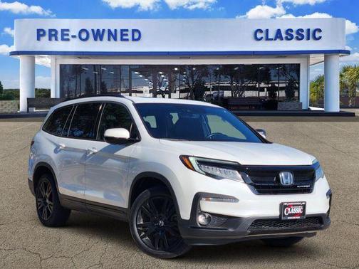Platinum White Pearl 2021 Honda Pilot Black Edition