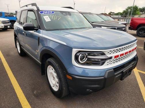 Azure Gray Metallic 2025 Ford Bronco Sport Heritage