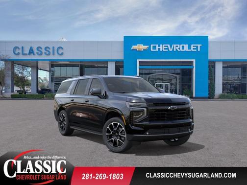 Black 2026 Chevrolet Suburban RST