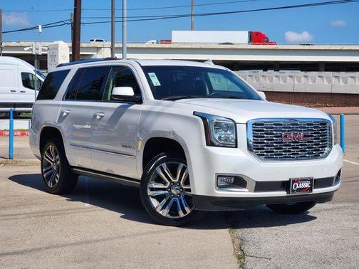 White Frost Tri-Coat 2018 GMC Yukon Denali