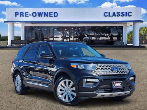 Agate Black Metallic 2022 Ford Explorer Limited