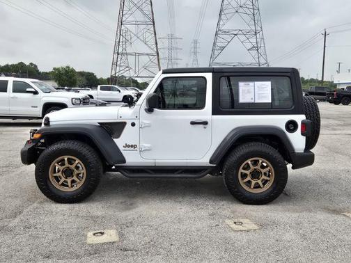 Bright White Clearcoat 2025 Jeep Wrangler Sport