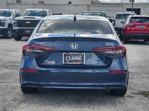 Blue 2025 Honda Civic Hybrid