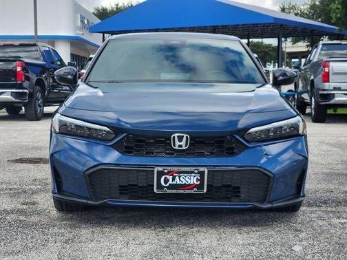 Blue 2025 Honda Civic Hybrid