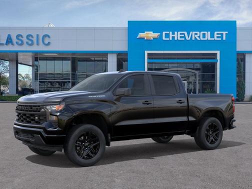 Black 2026 Chevrolet Silverado 1500 Custom