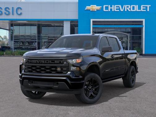 Black 2026 Chevrolet Silverado 1500 Custom