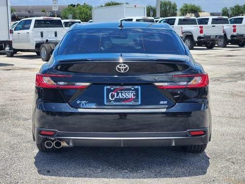 Midnight Black Metallic 2025 Toyota Camry SE