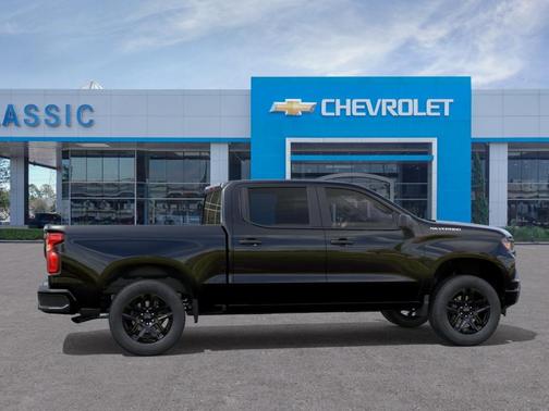 Black 2026 Chevrolet Silverado 1500 Custom