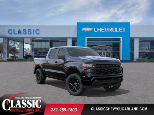 Black 2026 Chevrolet Silverado 1500 Custom