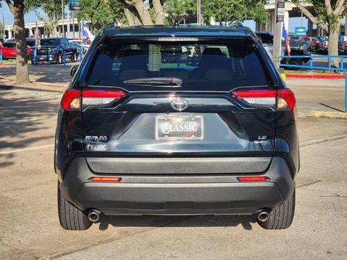 Midnight Black Metallic 2025 Toyota RAV4 Hybrid LE