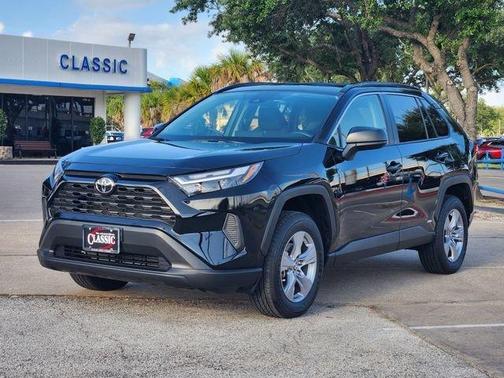 Midnight Black Metallic 2025 Toyota RAV4 Hybrid LE