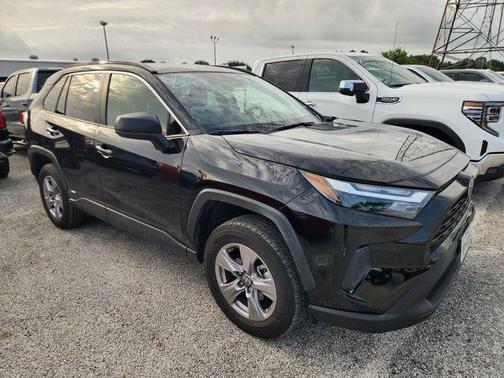 Midnight Black Metallic 2025 Toyota RAV4 Hybrid LE