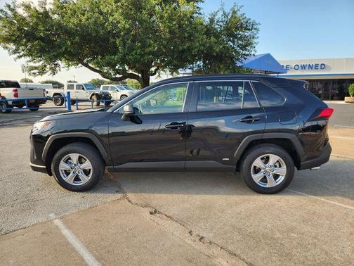 Midnight Black Metallic 2025 Toyota RAV4 Hybrid LE