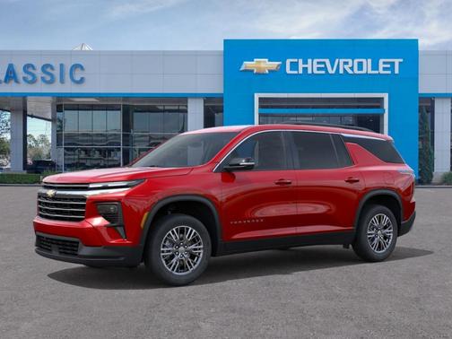 Red 2026 Chevrolet Traverse LT