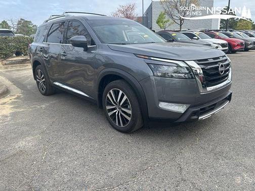 Gun Metallic 2025 Nissan Pathfinder Platinum