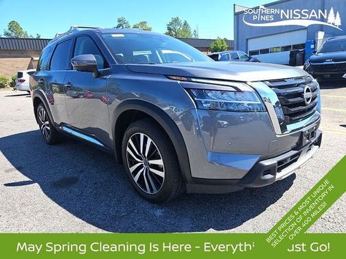 Gun Metallic 2024 Nissan Pathfinder Platinum