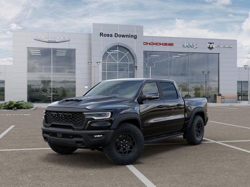 Diamond Black Crystal Pearlcoat 2026 RAM 1500 RHO Crew Cab 4x4 5'7' Box