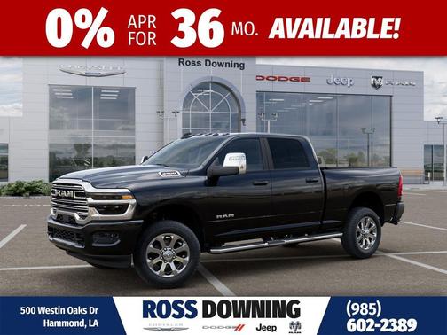 Diamond Black Crystal Pearlcoat 2026 RAM 2500 Laramie Crew Cab 4x4 6'4' Box