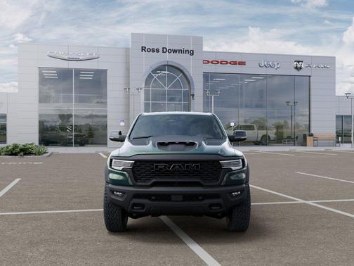Serrano Green Metallic 2026 RAM 1500 RHO Crew Cab 4x4 5'7' Box