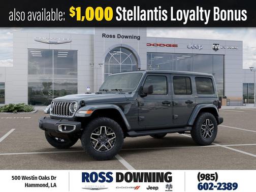 Anvil Clearcoat 2026 Jeep Wrangler 4-Door Sahara 4x4