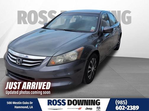 Gray 2012 Honda Accord 2.4 LX